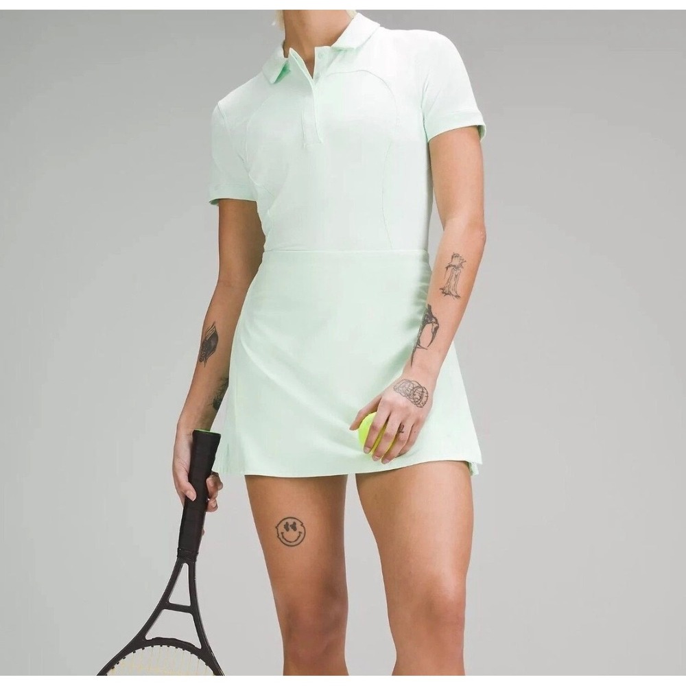 Lululemon Peek Pleat High-Rise Tennis Skirt Mint Moment Size 8 - Picture 12 of 14
